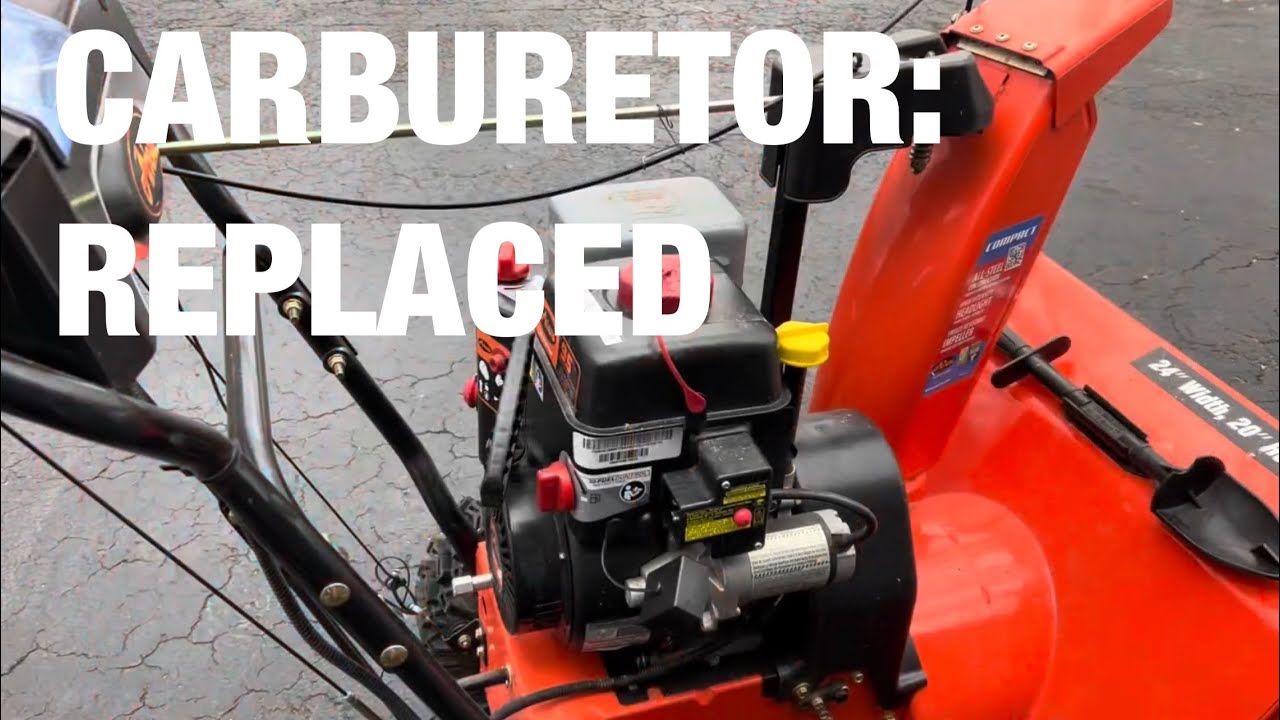 Snowblower Carburetor Replacement | Ariens