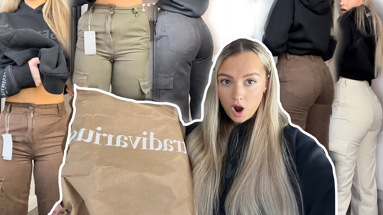 Stradivarius CARGOS try on haul