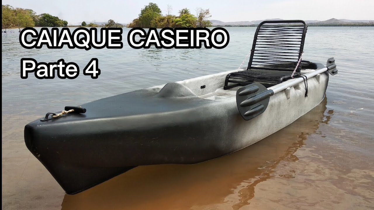 CAIAQUE DE ISOPOR E FIBRA DE VIDRO | Parte 4 | Dando forma a parte de cima do caiaque