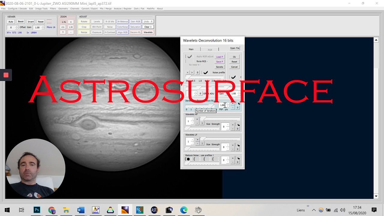 Traitement  #2 : Astrosurface