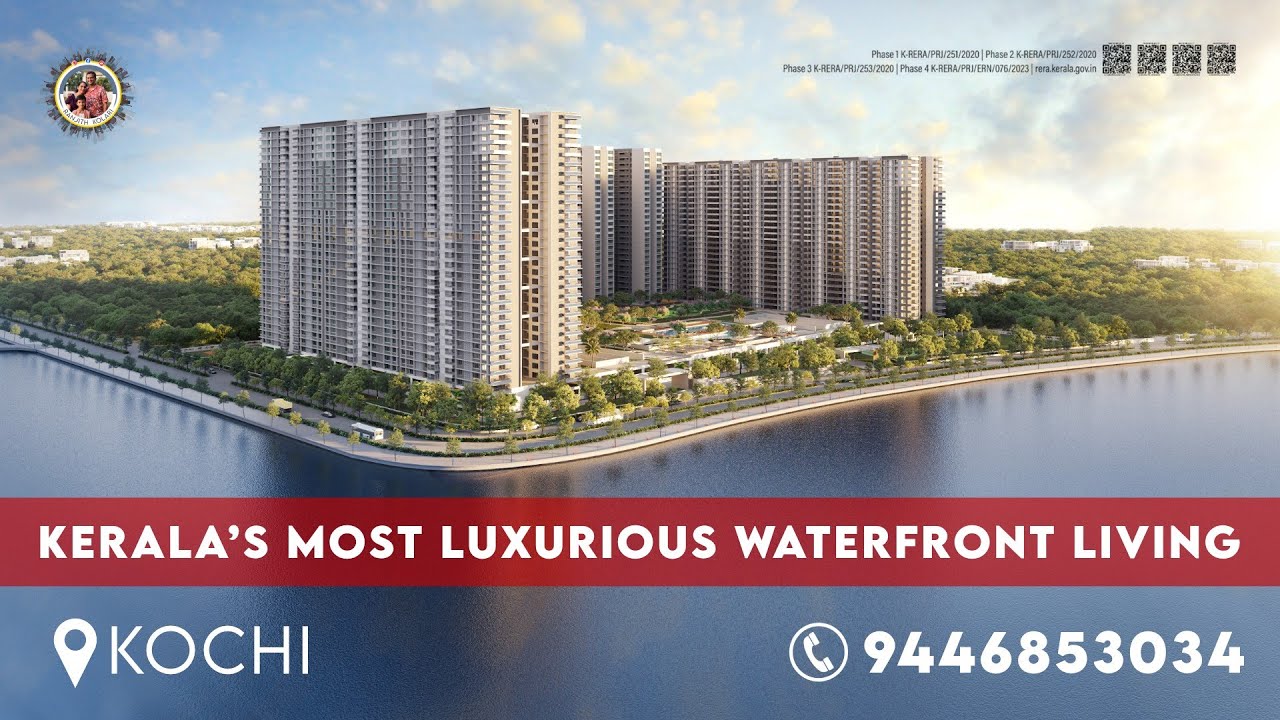 Marina One Kochi – Kerala’s Most Luxurious Waterfront Apartments | 3.5 & 4 BHK | Marine Drive Living