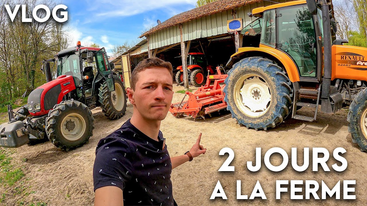 2 JOURS À LA FERME (nouvel outil, boue, engrais)
