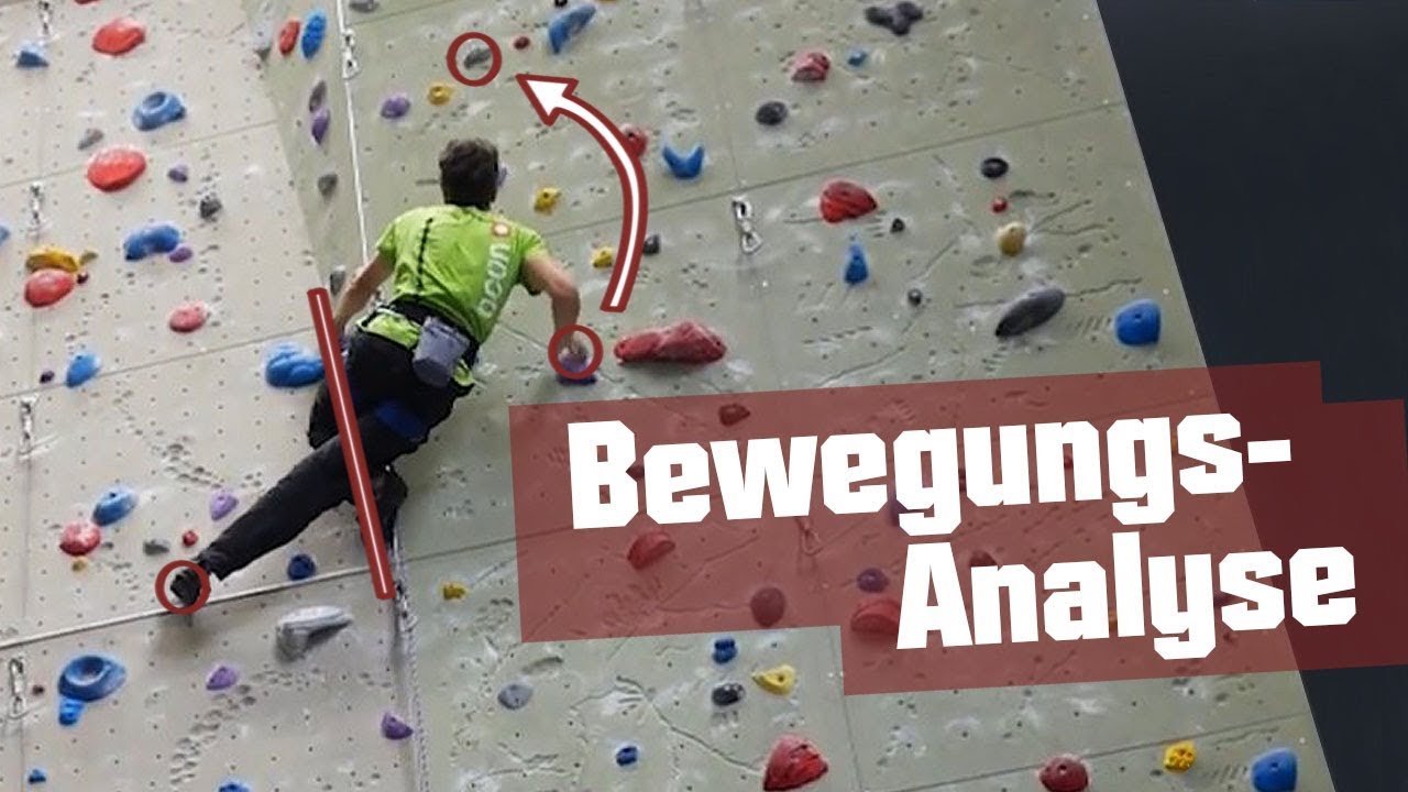 Klettern: Bewegungsanalyse einer 7b-Kletterroute