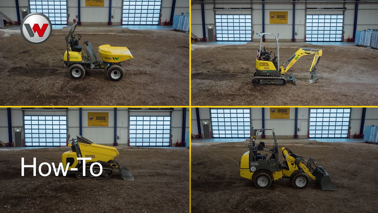 Wacker Neuson How-To: Bezpečný návod k použití elektrických a e-strojů (CZ)