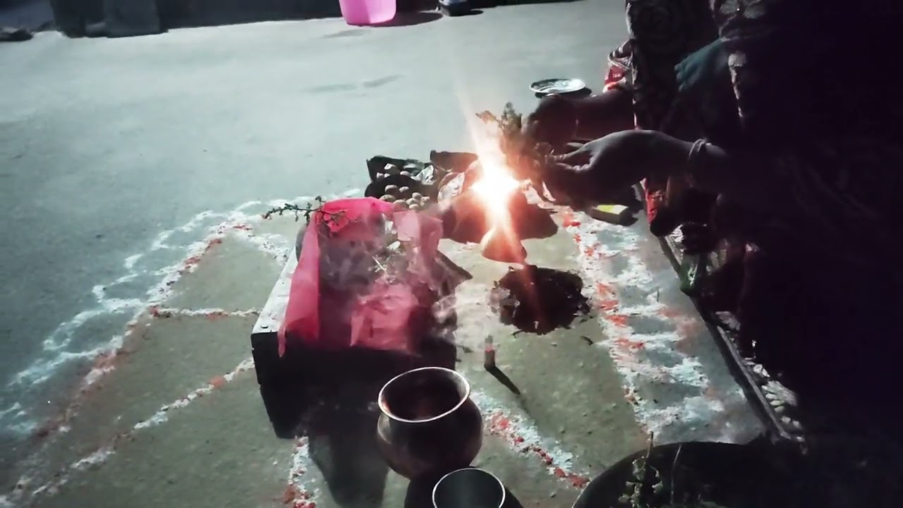  Choit puja#Ganeshji ka puja#jyadatar gaon mein hone wali puja#video#trending 