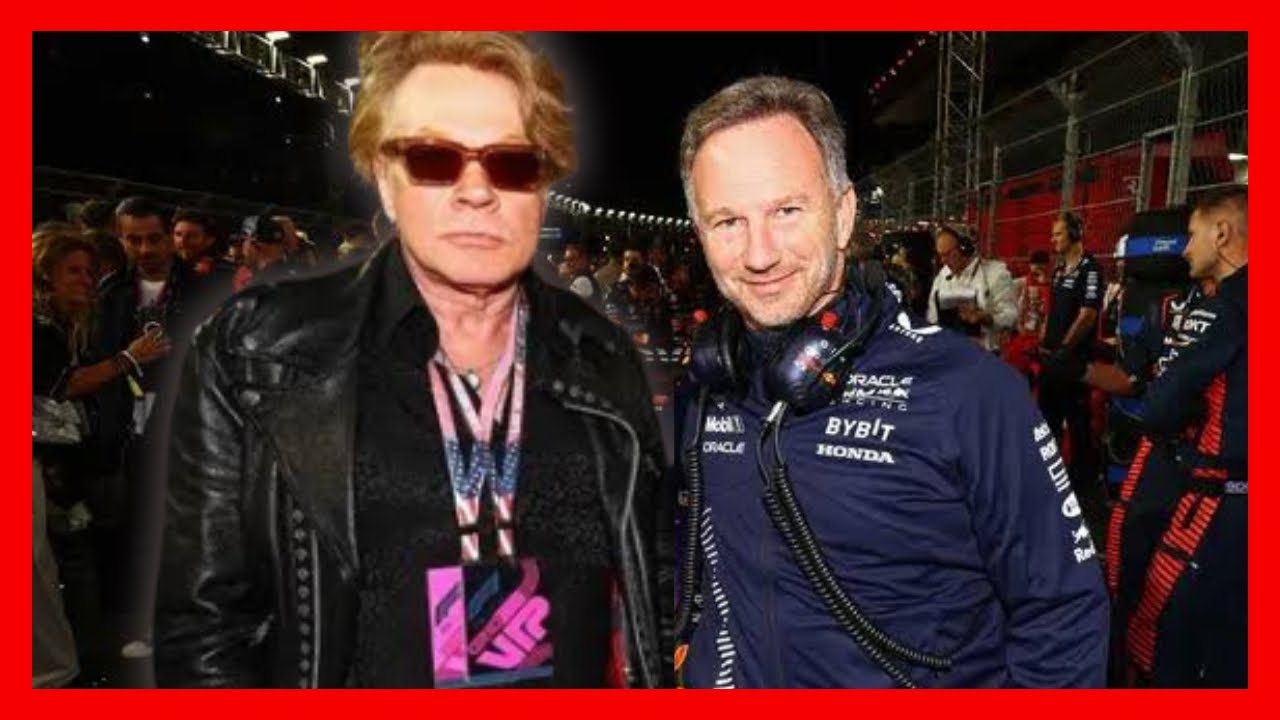 GUNS N’ROSES AXL ROSE LAS VEGAS GP F1 INTERVIEW