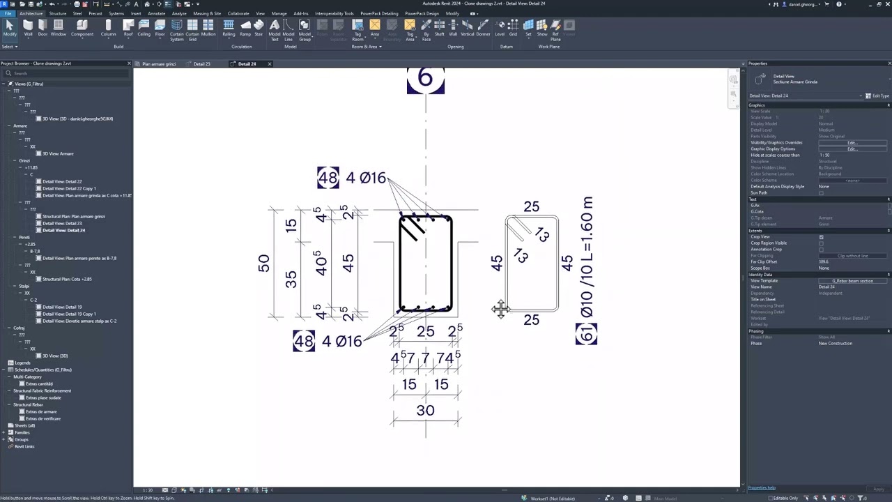 PowerPack for Autodesk Revit® plugin - Clone Drawings Video