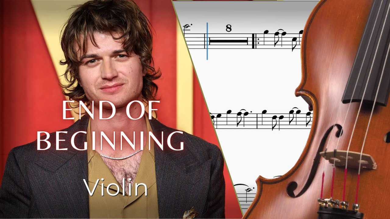 End of Beginning – Violin Sheet Music | Djo (Scrolling Score)