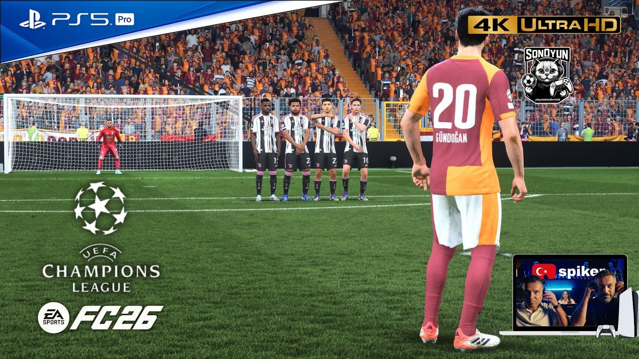 FC 26 - Juventus vs. Galatasaray - UEFA Champions League 2nd Leg Full Match | PS5™ Pro [4K60]