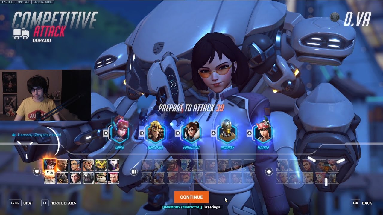 17K DMG! SUPER WINSTON + D.VA GAMEPLAY OVERWATCH 2 SEASON 10 TOP 500