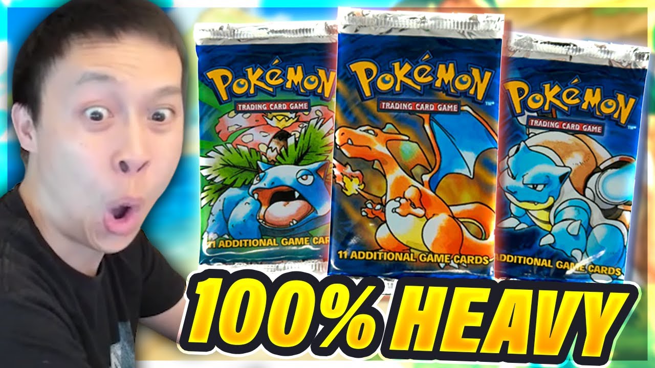 HEAVY ONLY BASE Set Vintage Pok&eacute;mon Packs! CHARIZARD PLEASE!