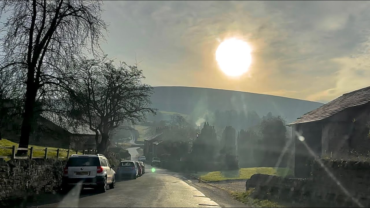 (A DRIVE OVER PENDLE WITCH COUNTRY !!!) Downham - Barley #Pendlehill