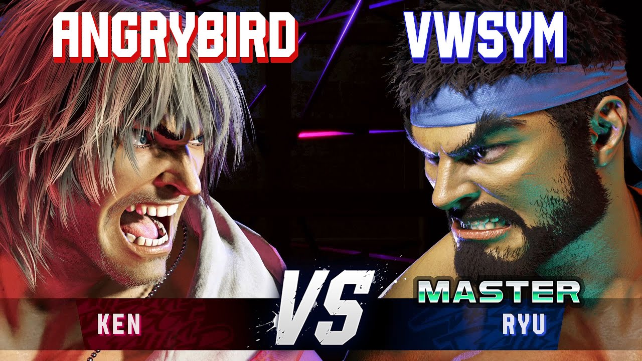 SF6 ▰ ANGRYBIRD (Ken) vs VWSYM (Ryu) ▰ High Level Gameplay