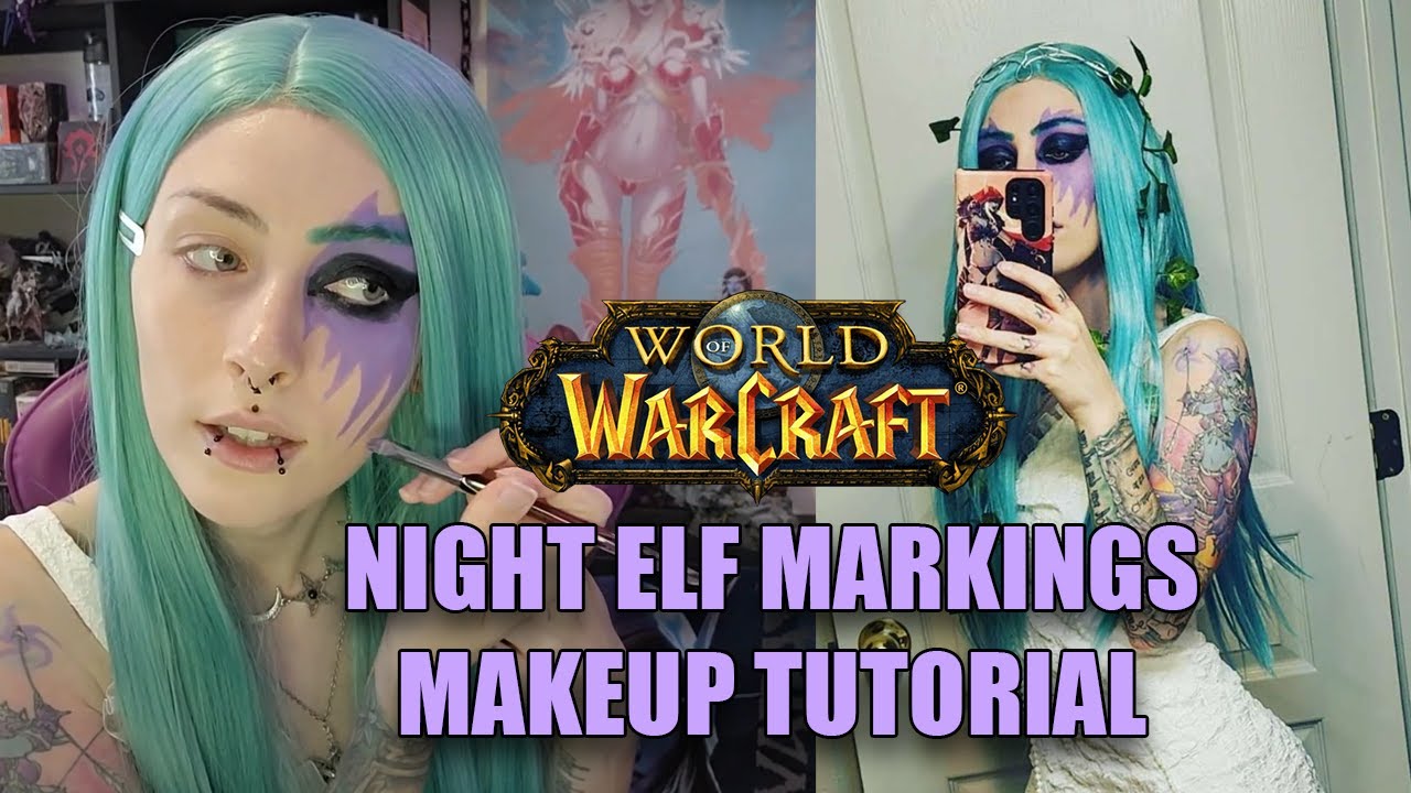 World of Warcraft Night Elf/Tyrande Makeup Tutorial! 🌙