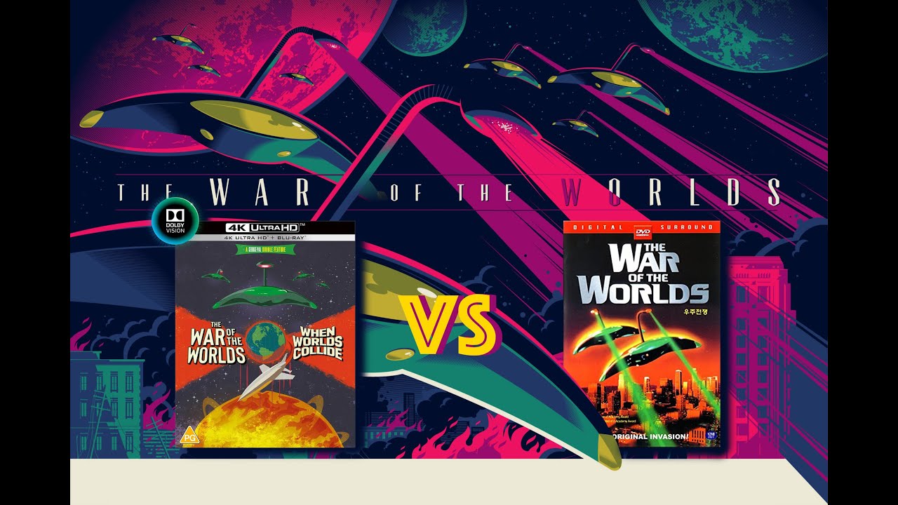 ▶ Comparison of The War of the Worlds 4K (4K DI) Dolby Vision vs 1999 (DVD) Edition