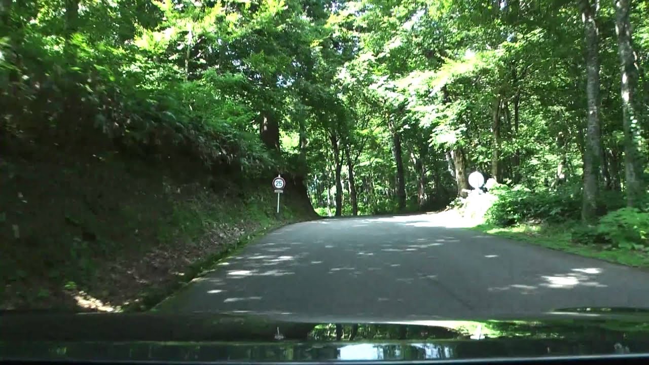 〔羽黒山有料自動車道路〕出羽三山神社　駐車場まで　上り