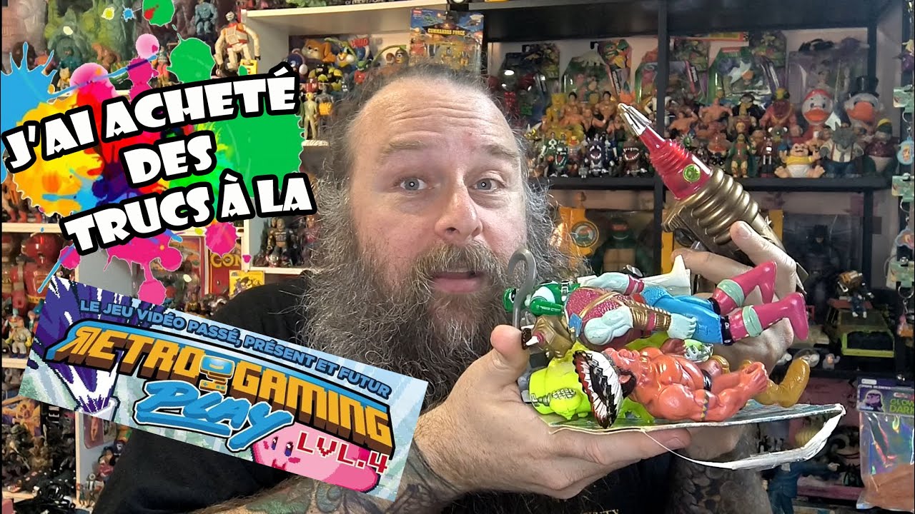 J'ai acheté des trucs à la Retro gaming play - jouet vintage/ bootleg toys