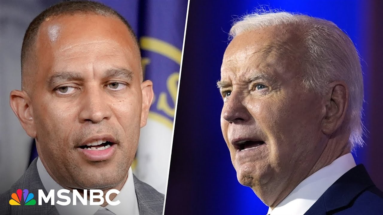 WATCH: House Minority Leader Jeffries holds briefing as Dems express doubts over Biden’s candidacy