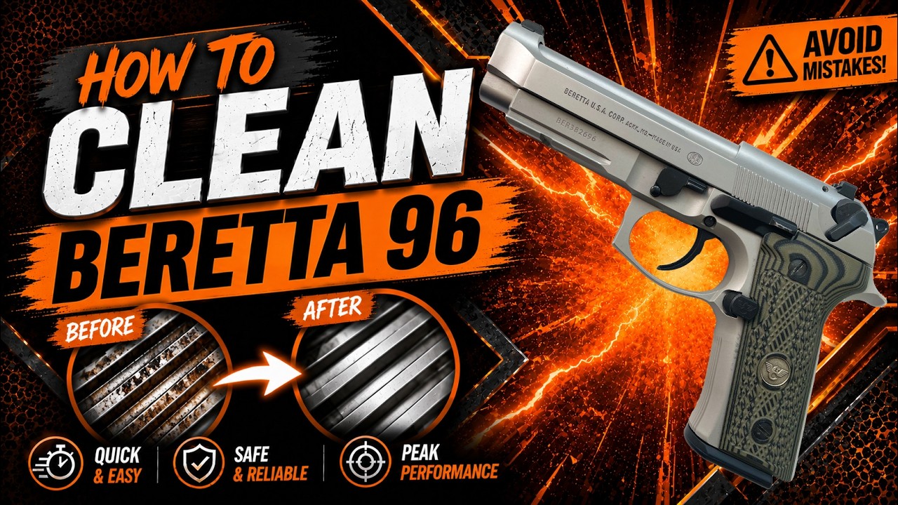 How to Clean the Beretta 92 (and Beretta 96) | Gun Cleaning Tutorial