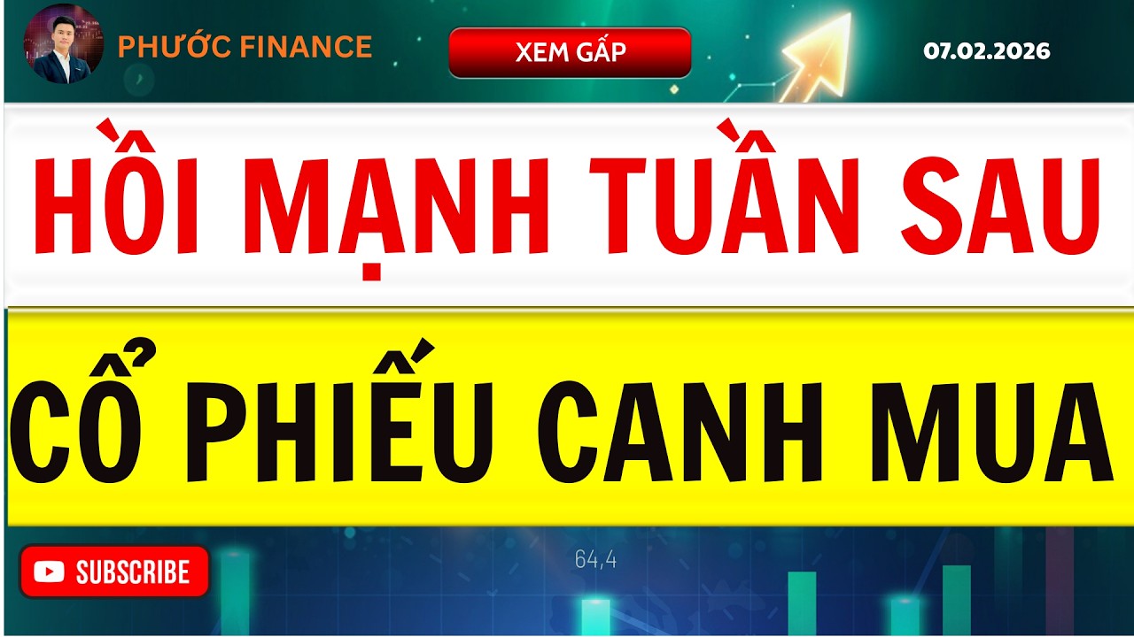 🔴HỒI MẠNH VÀO TUẦN SAU-TOP CỔ PHIỂU CANH MUA |XEM GẤP| PHƯỚC FINANCE