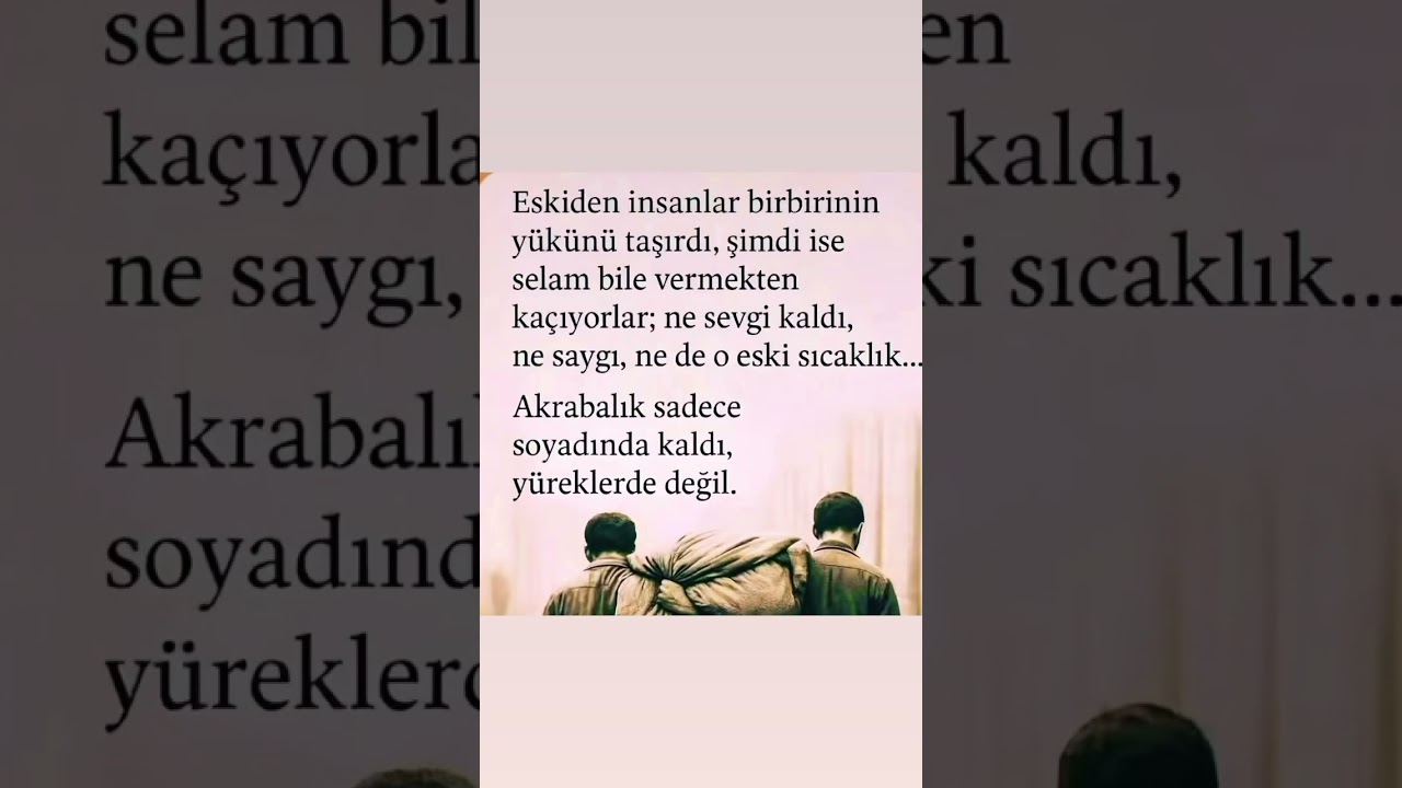 Eskiden Akrabalık Vardı, Şimdi Sadece Soyadı! | Duygusal Bir Hatırlatma