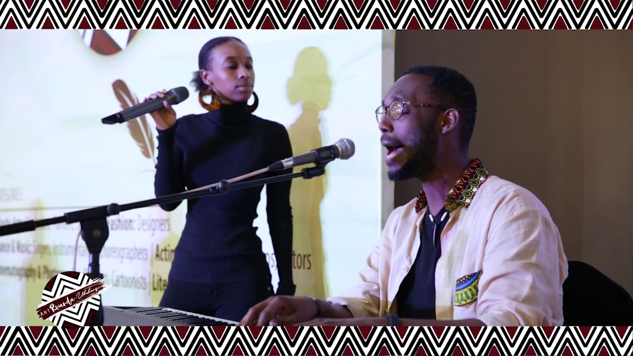 Mike Kayihura and Angel Mutoni performance 'Mama and the city' at ArtRwanda   Ubuhanzi launch