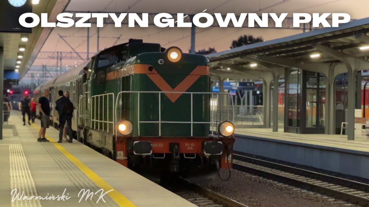 Pociągi Olsztyn Główny Lato 2025: TurKol, Towarowe, IC, Polregio