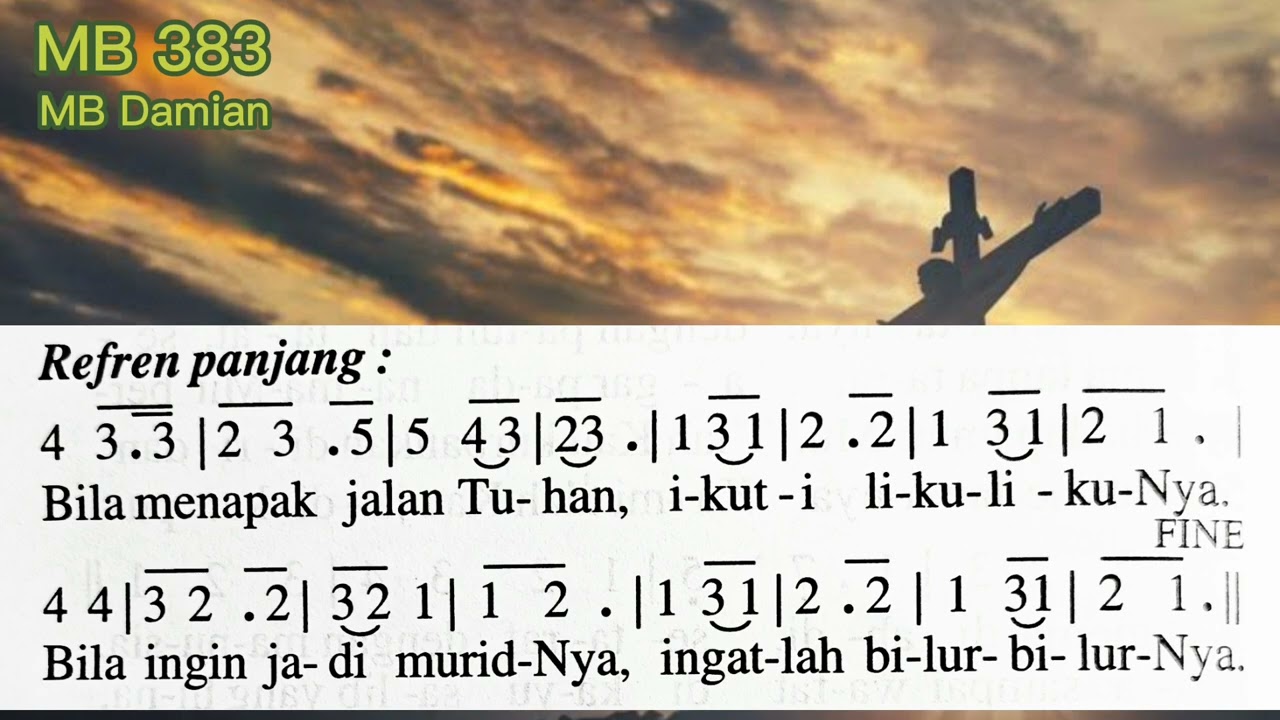 Lagu Masa Sengsara, Madah Bakti