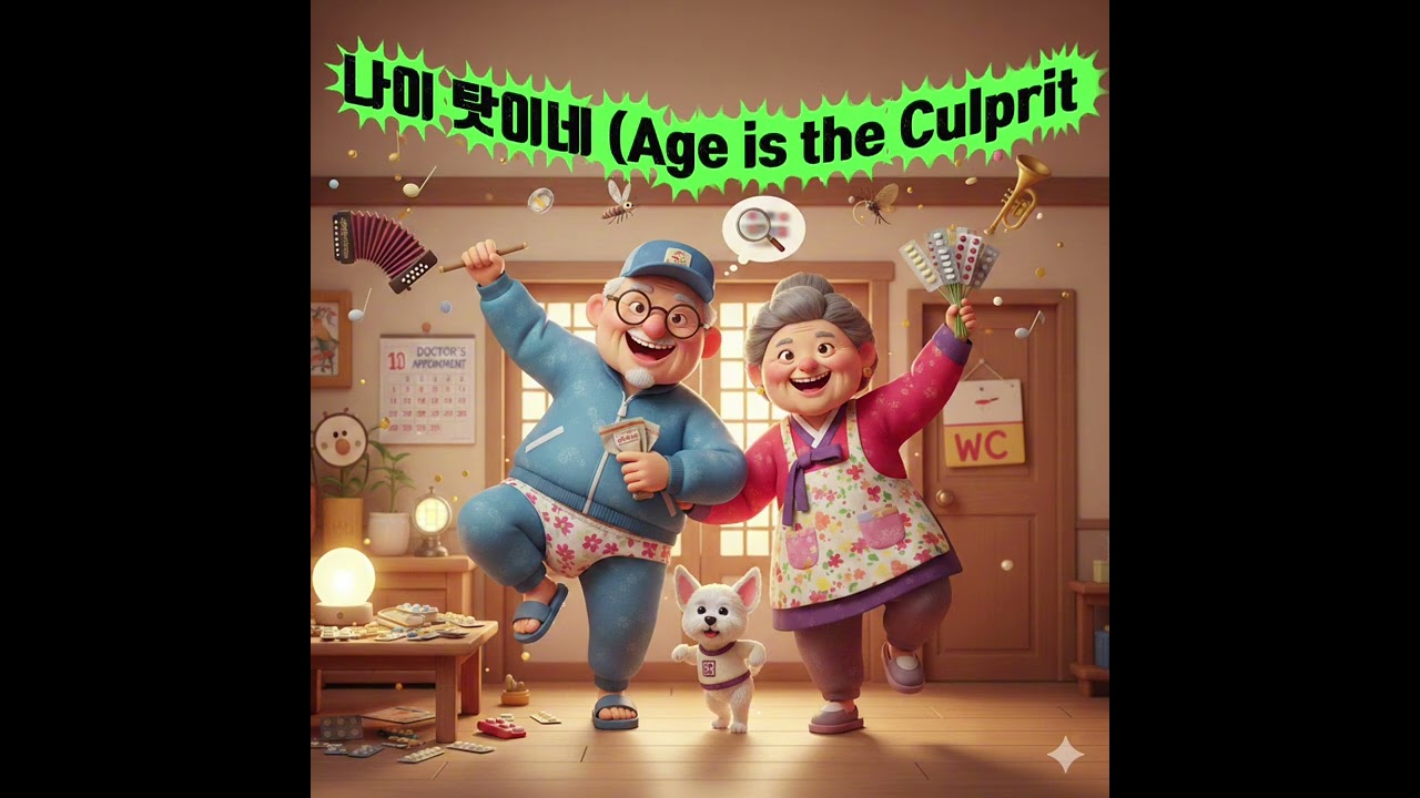 나이 탓이네 (Age is the Culprit) #해학의인생 #나이탓이야 #노부부 #해학 #유머 #황혼 #인생노래 #공감가사 #행복한노후 #웃음꽃