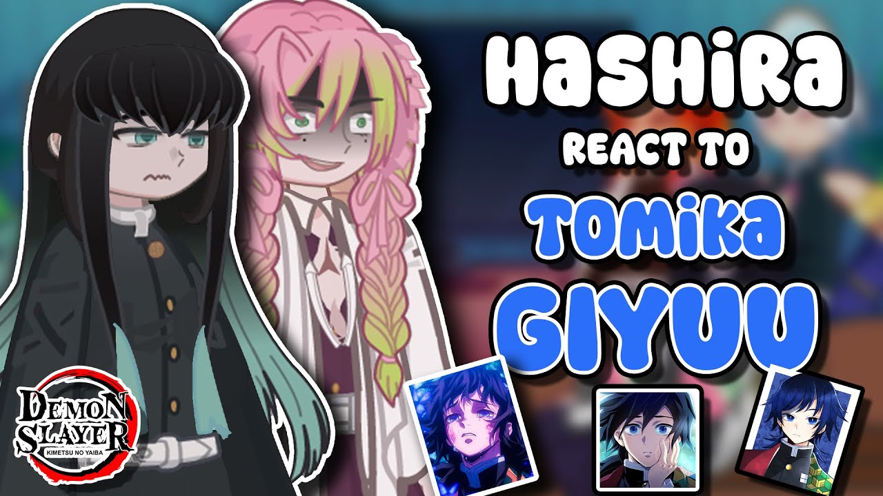 HASHIRAS react to GIYUU TOMIOKA random Tiktok // KNY, Demon Slayer // Gacha 2 React