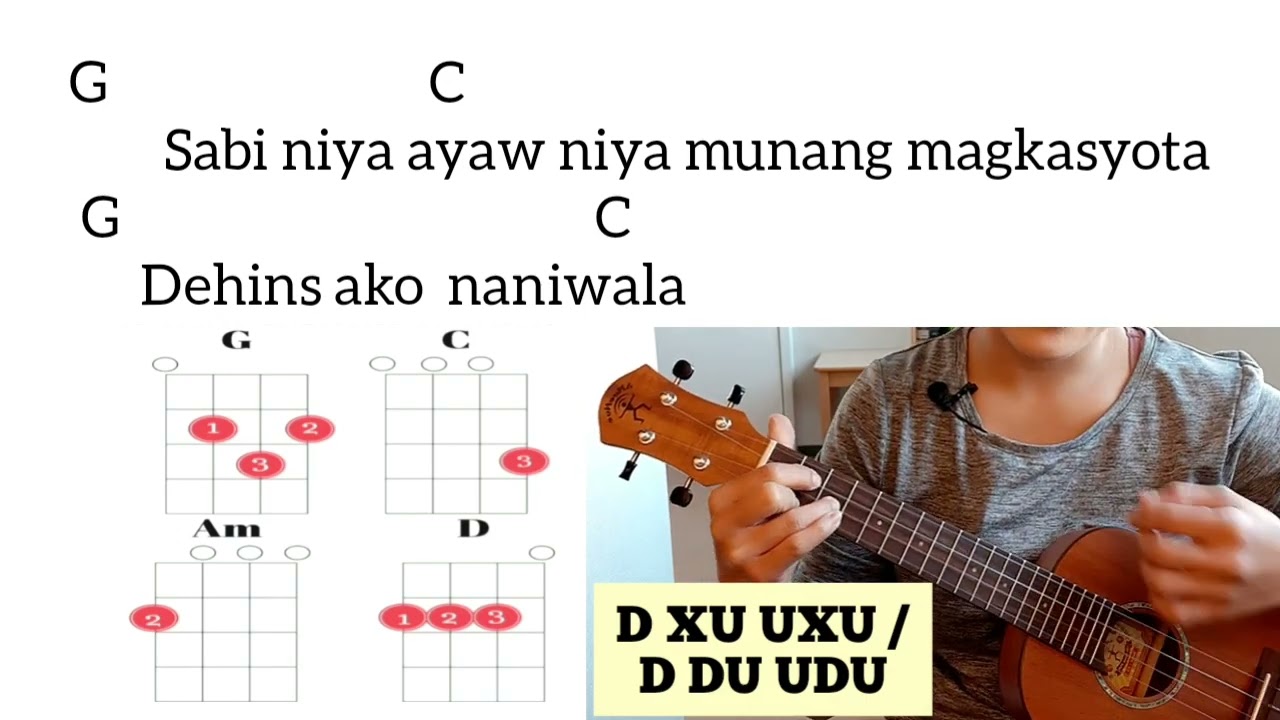 Pare Ko EASY UKULELE CHORDS Play-along