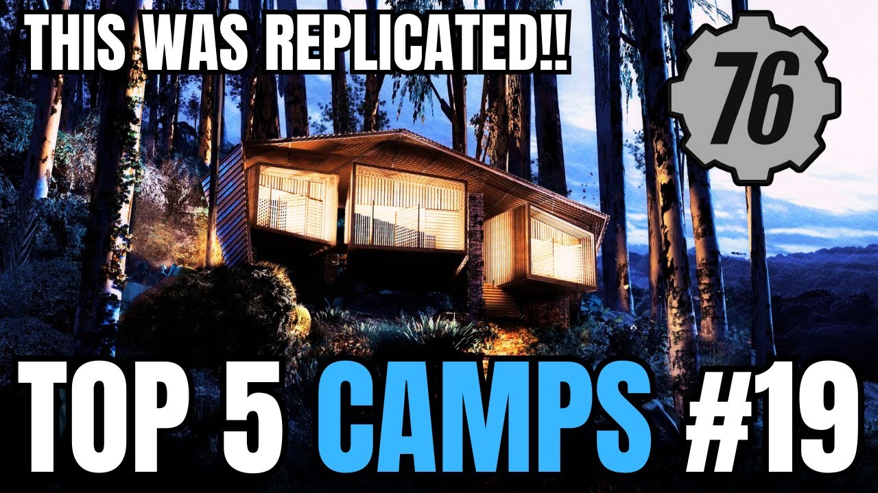 AMAZING Player Made Camps! | This Weeks Top 5 Fallout 76 Camp Builds!