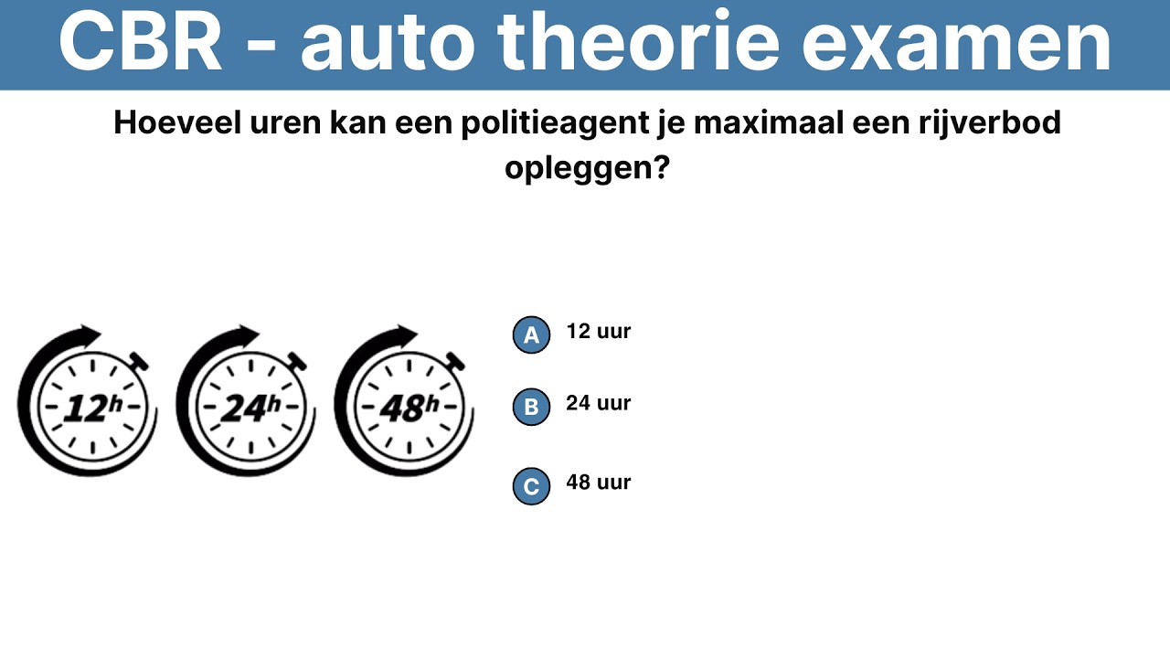 Compleet Theorie examen Auto 2026 🚗  45 Examenvragen met Duidelijkste Uitleg  Slaag in Één Keer!