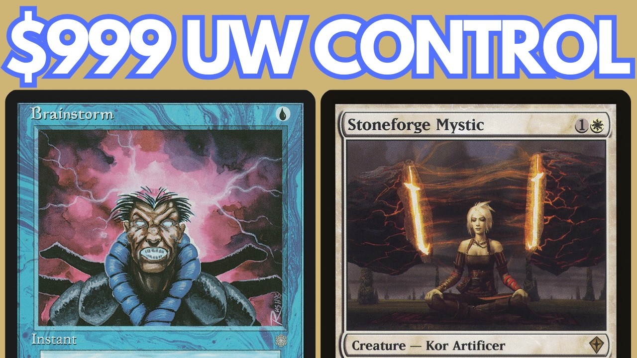 CRAZY BOWMASTERS GLITCH! Legacy UW Stoneblade Control with NO RESERVE LIST cards. MTG League