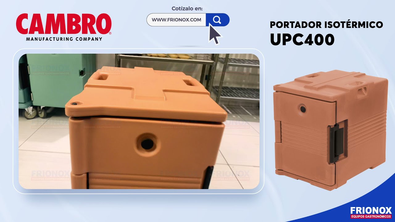 UPC400 CAMBRO Portador Isotérmico | UNBOXING | CAMBRO PERÚ