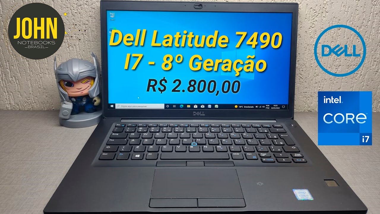 Review Notebook Dell Latitude 7490 💻 Top e Barato 8º Geração TOP 😱 30/05/2022