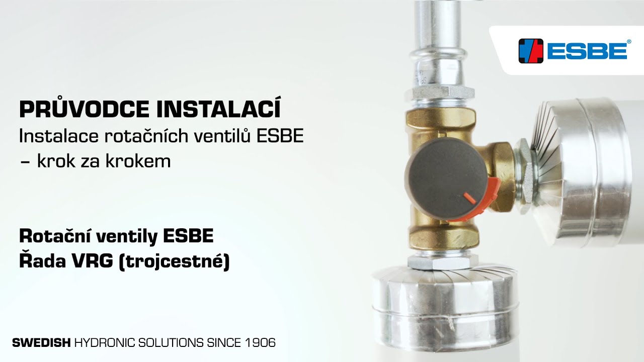 Instalace trojcestného ventilu ESBE – VRG