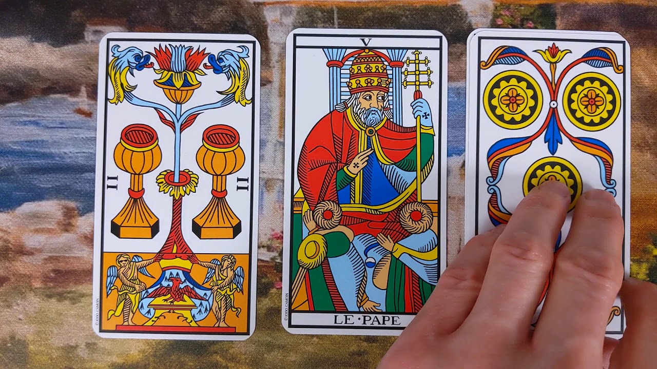 Tarot de Marseille course - Pope and Lovers
