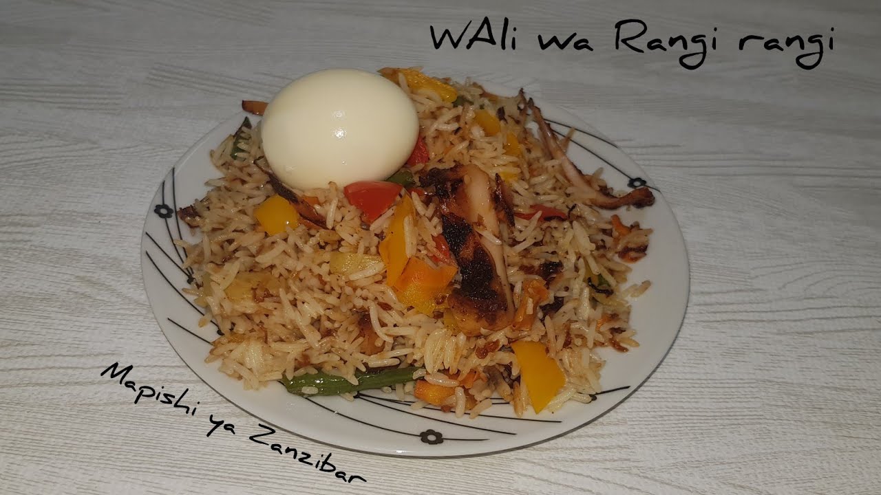 Wali wa Rangirangi / Wali wa Eid / Eid Rice/ mixed rice  @Villagelife2024-g3r