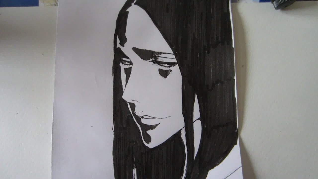 How to draw Unohana true colors 卯ノ花 烈,  卯ノ花八千流