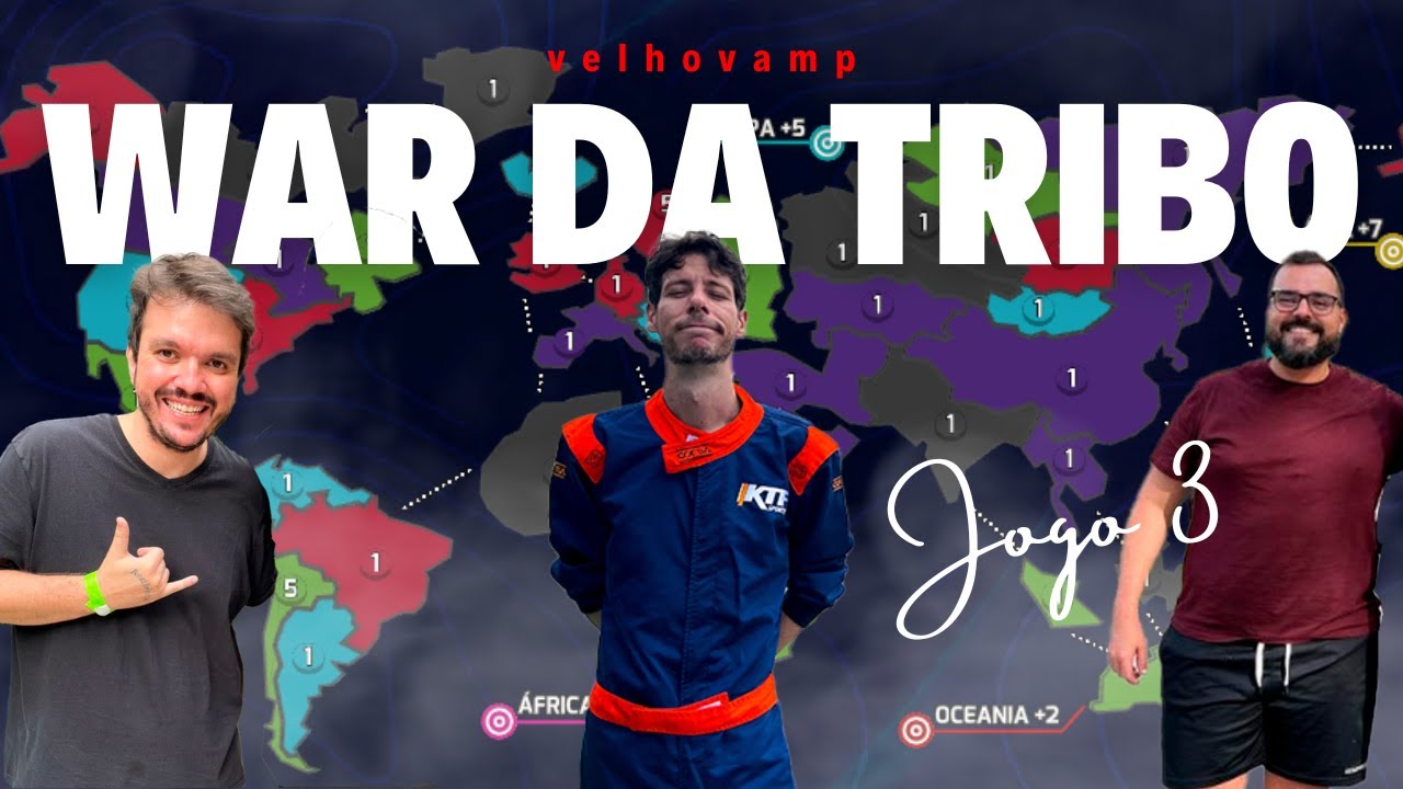 GAULES, VELHO VAMP, BT E AGNELLO NO WAR DA TRIBO - JOGO 3
