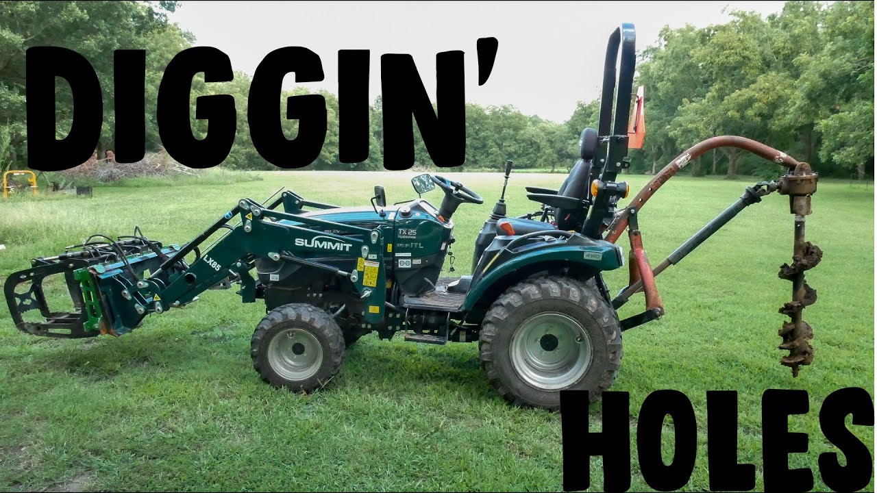 Diggin' Holes with the Summit TX25