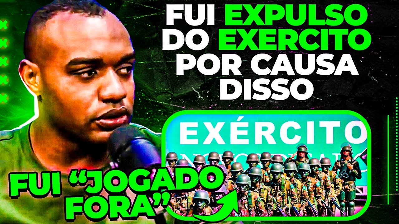 O EXÉRCITO ME JOGOU FORA POR CONTA DISSO... | HULK MAL - PARAQUEDISTA| COPCAST
