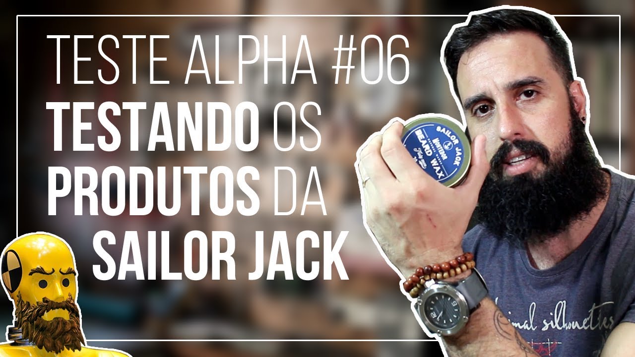 KIT completo para BARBA da marca SAILOR JACK - TESTE ALPHA #06