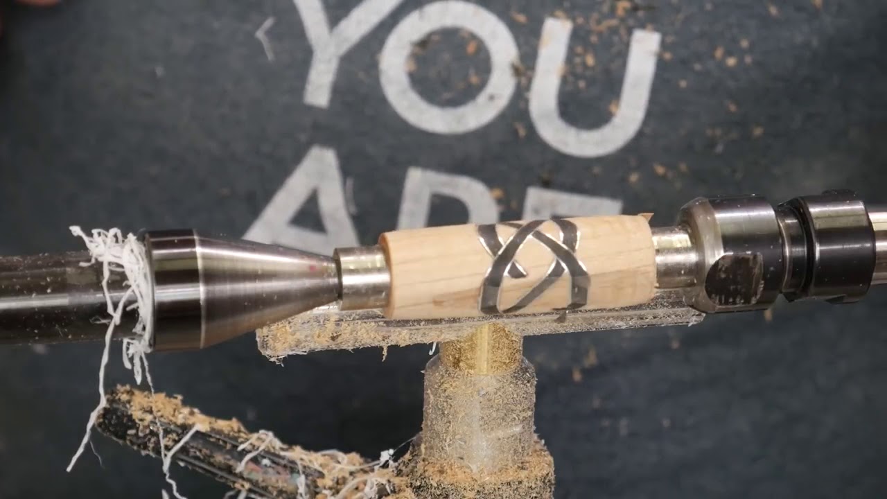 How to make a Celtic knot pen blank  Start to finish  Woodturning