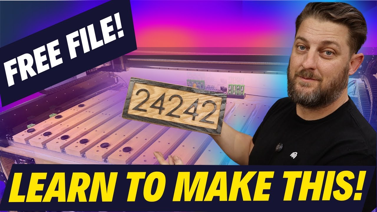 Прибыльные проекты с ЧПУ: как создавать адресные таблички на Shapeoko 5 Pro! | Brett's Laser Garage