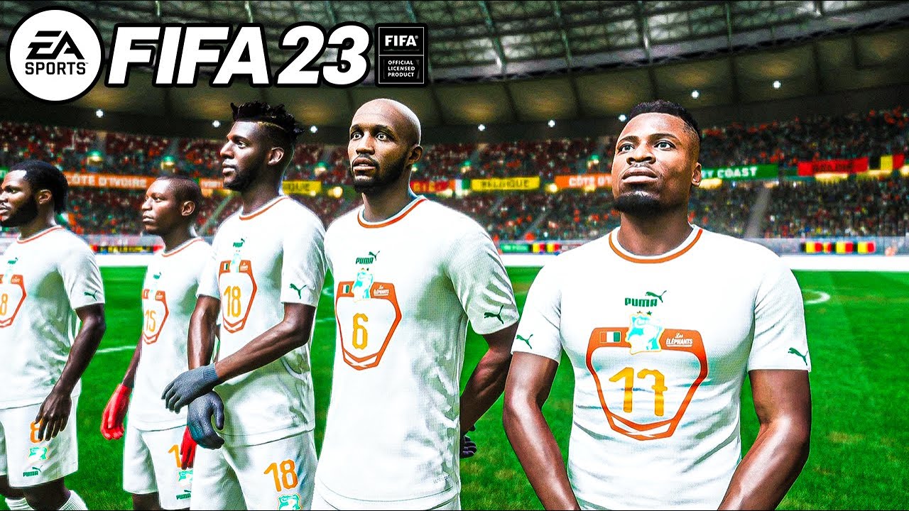 FIFA 23 Côte d'Ivoire vs Belgique | Champion 2024 | Ultra Realism Gameplay MOD 4K HDR