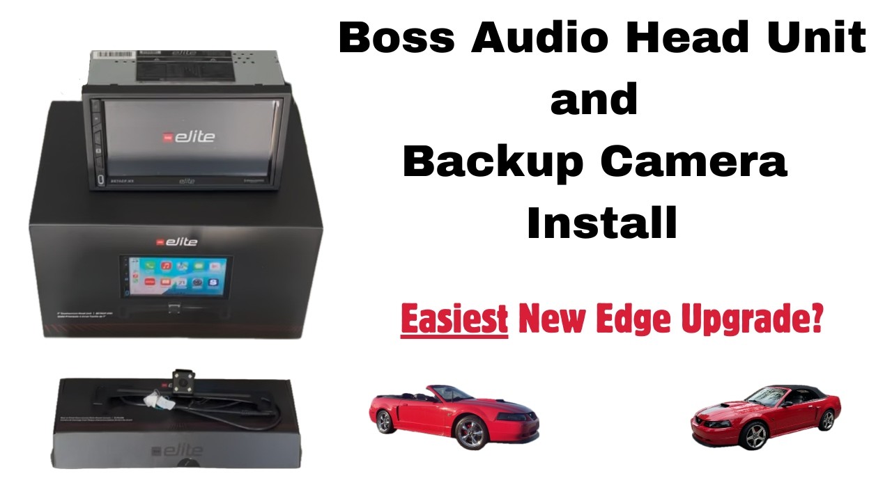 Installing a modern head unit and backup camera on my 2002 Ford Mustang Convertible
