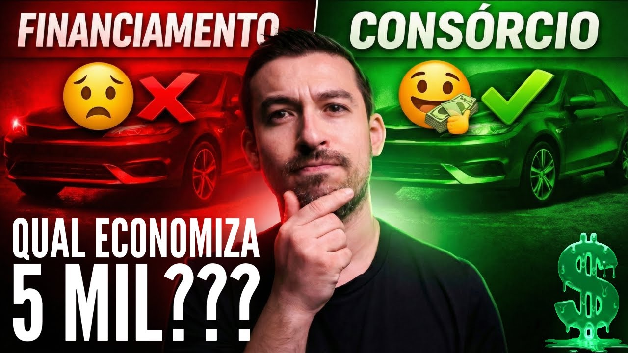 Financiamento vs Consórcio: Diferença DE R$ 4.800 - Qual Escolher SEM ERRAR?