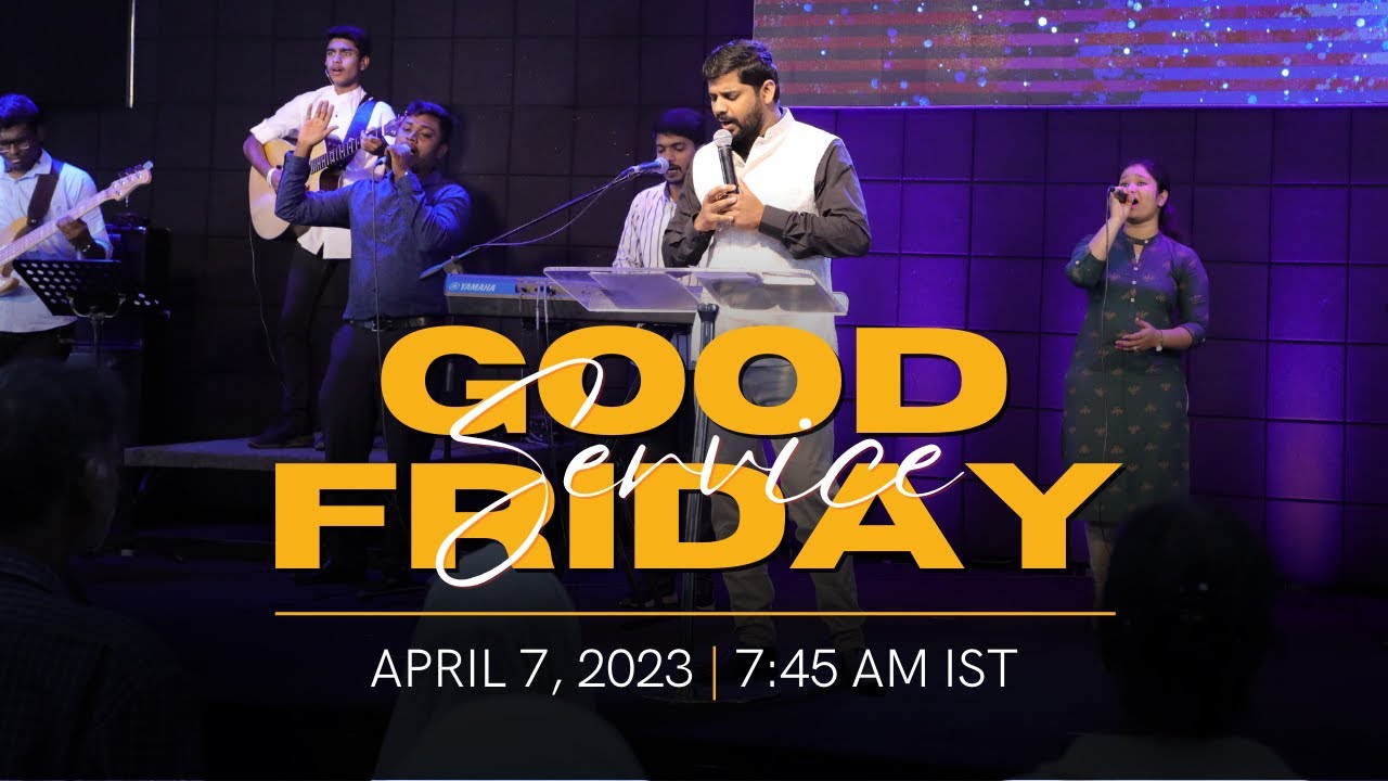 🔴 LIVE Good Friday Service | Online Tamil Church Service | April 7, 2023
